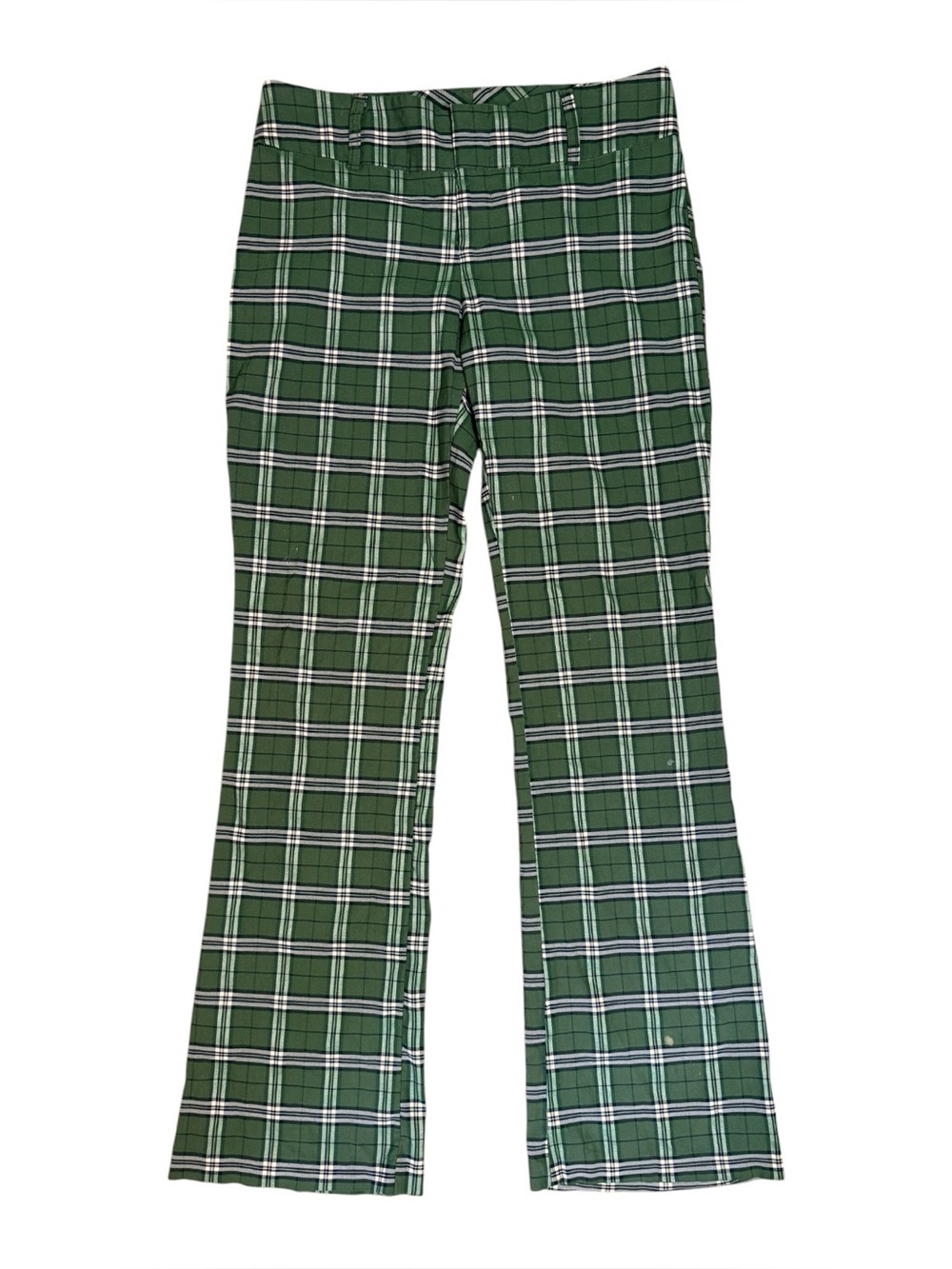 Green plaid pants